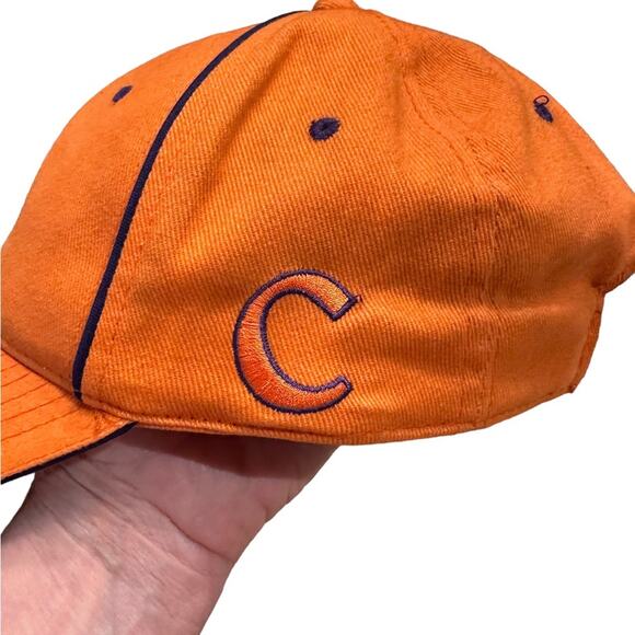 Clemson Tigers Orange Adjustable Back and Embroidered Logos NCAA Hat/Cap - Picture 4 of 7